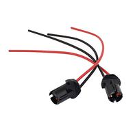 Josenidny 2 pieces T10 W5W 168 194 Car lamp bulb socket Socket for glass Socket parking light socket connector black