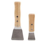 Josenidny 2Pcs/Pack Stainless Steel Industrial Big Spatula Scoop Stretch Ceiling Film Shovel Accessories for Welding Harpoon