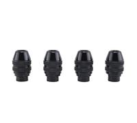 Josenidny 4-Piece Quick-Change Chuck Multifunctional Universal Mini Drill Chuck Without Key for Electric Grinding Tool 0.4-3.2 mm