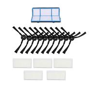 Josenidny 5 Filters+10 Side Brushes for 16192 18500 18501 18600 Spare Parts