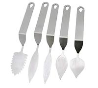 Josenidny 5-Piece Stainless Steel Chocolate Cake Decorating Spatula Set