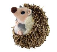 Josenidny Cute Hedgehog Plush Keychain Portable Pendant Keychain Hedgehog Pompom Ring Pendant Plush Brown Anime Fur Gifts