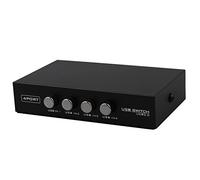 Josenidny Newest Mini 4 Ports USB Printer Scanner Sharing Share Switch Splitter Box Hub