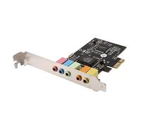 Josenidny PCI-E X1 CMI8738 32/64 Bit PCIe Sound Card 5.1 Channel Stereo Sound Card Desktop Built-in Sound Card for PC