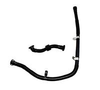 Josenidny Secondary Air Injection Pump Hose for Golf MK4 - A3 1.8T Black Plastic 2 Pack HARDWARE_TUBING Air Hose Physical Parts 8L0133817 06A133817Q