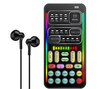 Josenidny Voice Changer Handheld Microphone Voice Changer with Sound Multifunctional Effects Machine for Phone//Switch (I900)