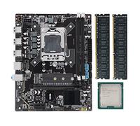 Josenidny X79 Motherboard Set Kit LGA 1356 with Xeon E5 2420 V2 CPU 8GB(2X4GB) DDR3 Ecc Reg Ram Nvme M.2 Mico-Atx E5-V304