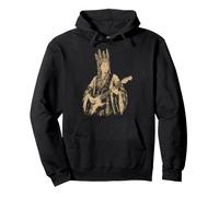 Joseon Queen Playing Guitar Korean Traditional Rock Music Pullover Hoodie