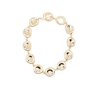 JOSEPH Bean gilded gold disc necklace One Size