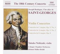 Joseph Boulogne - Violin Concertos / Concerto In C Major Op. 5 No. 1 / - G4z