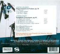 JOSEPH CALLAERTS: ORGAN CONCERTO; JOSEPH JONGEN: SYMPHONIE CONCERTANTE NEW CD