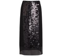 Joseph Cambo Sequin-embellished Voile Midi Skirt - Black - 40 (UK12 / M)