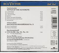 Joseph Canteloube / Heitor Villa-Lobos / Sergei Vasilyevich Rachmaninoff - Anna Moffo , The American Symphony Orchestra , Leopold Stokowski - Moffo and Stokowski