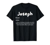 Joseph Definition Personalized Name Custom Costume For Joe T-Shirt
