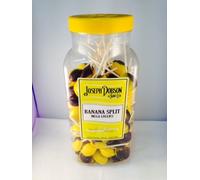 Joseph Dobson Mega Lolly Mix Banana Split Jar of 90 Lollies