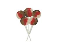 Joseph Dobson & Sons Mega Lollies - Cherry Cola Flavour Lollipops Candy - Unwrapped - 90 Pieces