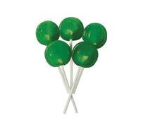 Joseph Dobson & Sons Mega Lollies - Different Flavours Lollipops Candy - Unwrapped - 90 Count Apple Mega Lollies