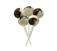 Joseph Dobson & Sons Mega Lollies - Different Flavours Lollipops Candy - Unwrapped Mega Lollies (60, Chocolate Mega Lollies)