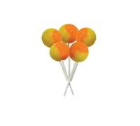 Joseph Dobson & Sons Mega Lollies - Different Flavours Lollipops Candy - Unwrapped Mega Lollies (90, Orange & Lemon Mega Lollies)