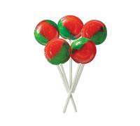 Joseph Dobson & Sons Mega Lollies - Watermelon Flavour Lollipops Candy - Unwrapped - 15 Pieces