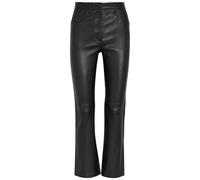 Joseph Duke Straight-leg Leather Trousers - Black - 36 (UK8 / S)