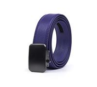 Joseph Elliott Belts Men's Genuine Leather Ratchet Adjustable Golf Belt, Purple, Black, One size