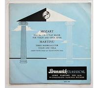 Joseph Fuchs, Lillian Fuchs - Mozart: Duo No.2 in B Flat Major For Violin and Viola, K. 424, Martinu: Three Madrigals For Violin and Viola