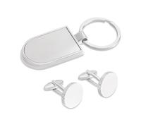 Joseph & George Keyring And Cufflink Set - A3003