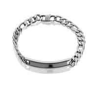 Joseph & George Stainless Steel ID Bracelet - 8.5in - A3418