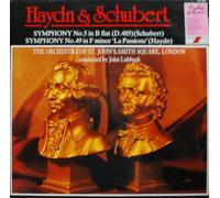 Joseph Haydn & Franz Schubert, The Orchestra Of St. John's, John Lubbock - Symphony No. 5 In B Flat / Symphony No. 49 In F Minor -LP