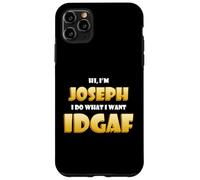 Joseph IDGAF Funny Meme Halloween Costume For Joes Joke Joe Case for iPhone 11 Pro Max