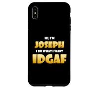 Joseph IDGAF Funny Meme Halloween Costume For Joes Joke Joe Case for iPhone XS Max