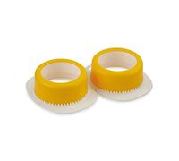 Joseph Joseph 20113 Poach-Pro, Set of 2 Egg Poachers- Yellow, 10.8 x 8.4 x 3.5 cm
