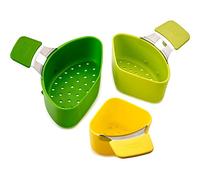 Joseph Joseph 40083 Nest Steaming Pod Set, 3-Piece - Green
