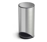 Joseph Joseph Arc 30L Pedal Bin, Easy Push, Odour Seal, Soft-Close, Fingerprint-Proof, Removable Bucket, Stainless Steel