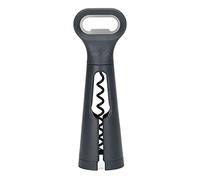 Joseph Joseph BarStar 3-in-1 Corkscrew, Bottle opener & foil cutter, Space Saving design, Black, 24