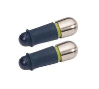 Joseph Joseph BarWise Twist-Lock Wine stoppers, Airtight reusable Bottle Plug, Set of 2