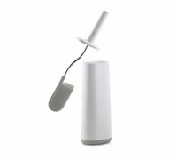 Joseph Joseph Bathroom Flex Smart Toilet Brush with Holder- White/Grey