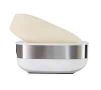 Joseph Joseph Slim Steel Soap Dish White White