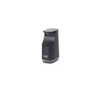 Joseph Joseph Bathroom Slim, Compact Soap Dispenser, Easy-push Pump Head, Non Drip Nozzle, Fill-level Window, Refillable, Matt Black