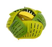 Joseph Joseph Bloom Folding Steamer Basket for Vegetables, compact storage - Green, 4
