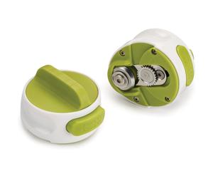 Joseph Joseph Can-Do Compact Can Opener - Automatic Grip Tin Opener, White/Green