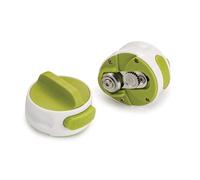 Joseph Joseph Can-Do Compact Can Opener, Tin Opener with automatic grip, White/Green, 36