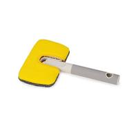Joseph Joseph CleanTech 2-in-1 Surface Bathroom Scrubber with Microfibre and Abrasive Pads, Soft-Grip Handle