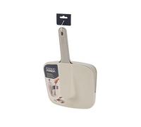 Joseph Joseph CleanTech Wall-mounted Indoor Dustpan & Brush Set with Dust-shield Compact Storage, Sweeping Floor Brush with Rubber Pan Edge and Soft Bristles