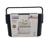 Joseph Joseph Compo 4 Easy Fill Compost Bin Food Waste Caddy Adjustable Air Vent