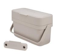 Joseph Joseph 30046 Compo 4 Easy-fill Food Waste Caddy-4 Litres-Stone