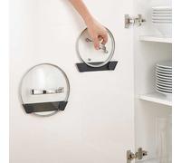 Joseph Joseph CupboardStore Pan Lid Holders - Set Of 4 - Grey - Strong VHB Tape