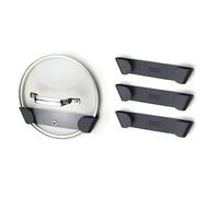 Joseph Joseph Cupboard Store - Set of 4 Pan Lid Holders Grey