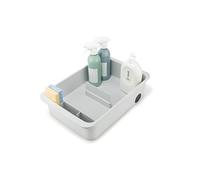 Joseph Joseph CupboardStore 2-tier Easy Access Wheeled Storage Caddy, Under Sink Kitchen Organiser, Recycled Plastic